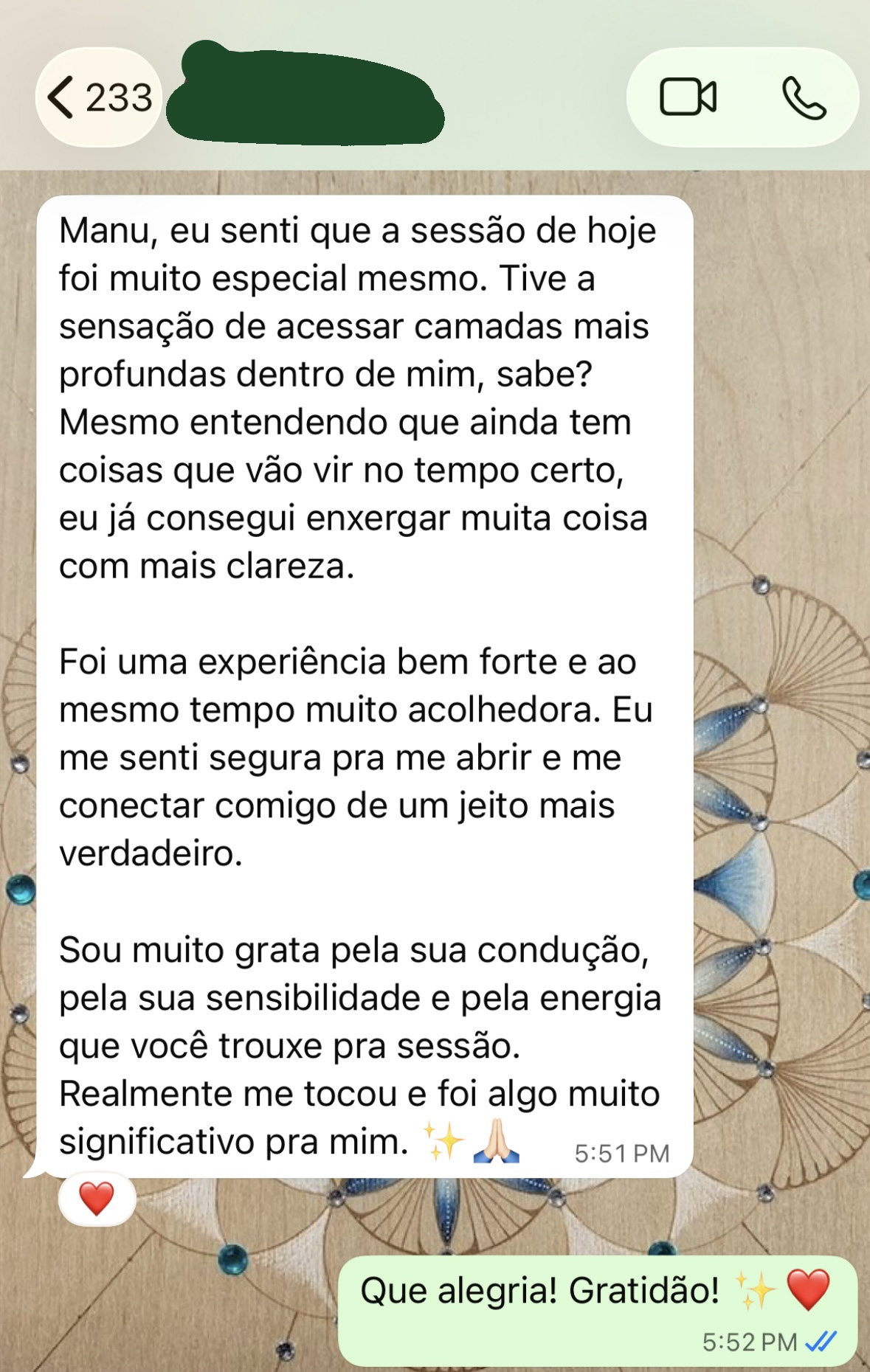 Print de avaliação de cliente da SER número 3