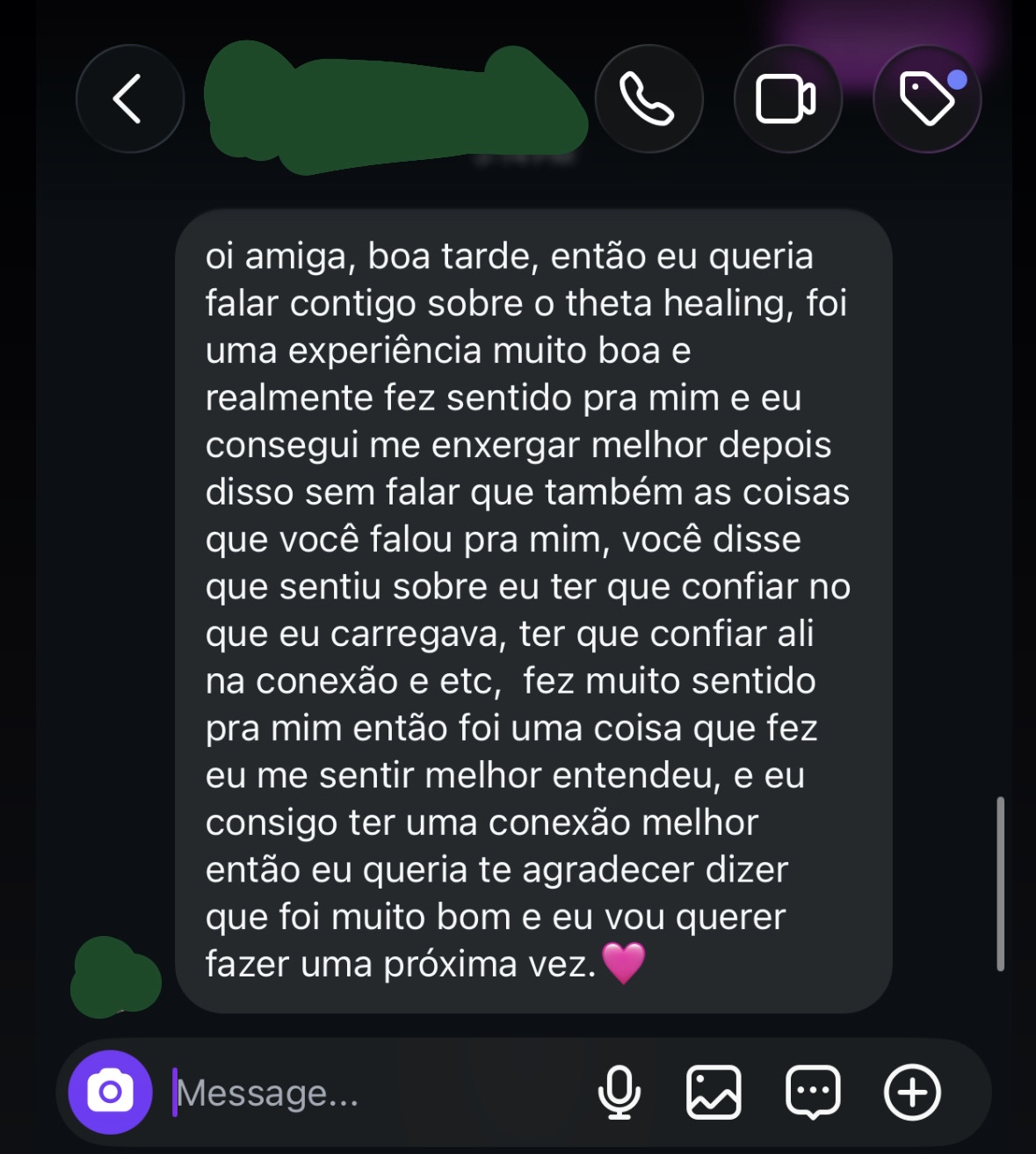 Print de avaliação de cliente da SER número 2